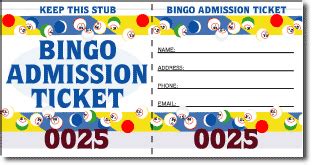 bingo eintrittskarten